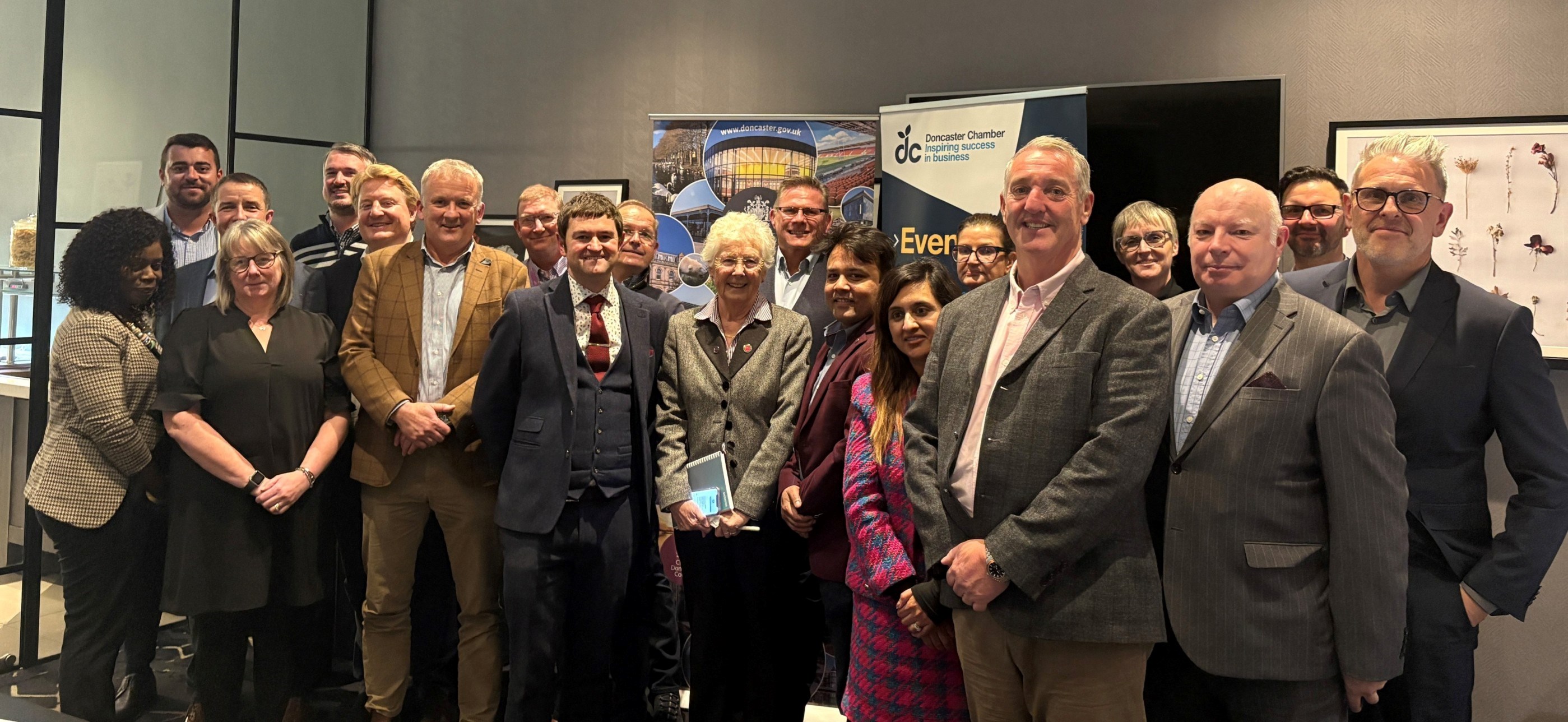 Mayor Ros Jones and the new business advisory group 