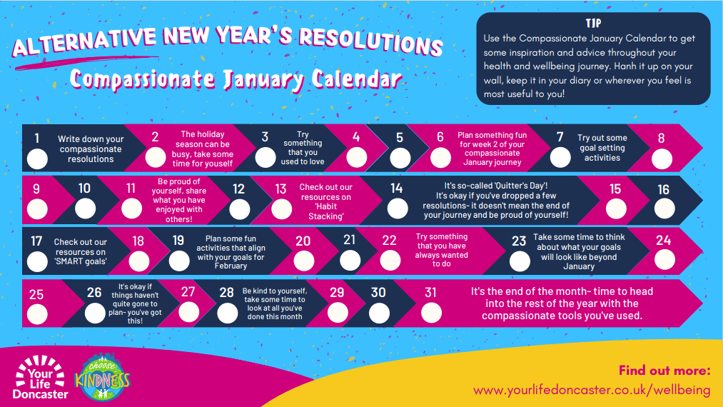 Compassionate January Calendar